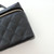CHANEL Vanity Top Handle  Bag with Chain 26C Black Quilted Caviar Light Gold Hardware 