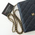 CHANEL Classic  Wallet on Chain Black Quilted Caviar  Gold Hardware 