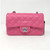 19C Mini Bubblegum Pink Lambskin Rectangular with silver hardware