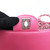 VAN CLEEF & ARPELS 19C Mini Bubblegum Pink Lambskin Rectangular with silver hardware 