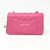 VAN CLEEF & ARPELS 19C Mini Bubblegum Pink Lambskin Rectangular with silver hardware 