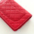 Classic Wallet on Chain Red Quilted Caviar Light Gold Hardware