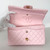 CHANEL Classic Medium Flap 22S Light Pink Quilted Caviar Light Gold 
