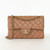 Classic Small Flap 18S Caramel Quilted Caviar Light Gold Hardware
