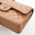 Classic Small Flap 18S Caramel Quilted Caviar Light Gold Hardware