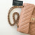 Classic Small Flap 18S Caramel Quilted Caviar Light Gold Hardware