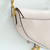 Saddle Medium Powder Pink Gold Hardware with strap