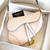 CHRISTIAN DIOR Saddle Medium Powder Pink Gold Hardware with strap 