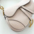 CHRISTIAN DIOR Saddle Medium Powder Pink Gold Hardware with strap 