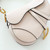 CHRISTIAN DIOR Saddle Medium Powder Pink Gold Hardware with strap 