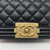 Trade with Wallet on Chain Boy with our Le Boy Black Caviar Small with gold hardware