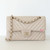 Classic Small Flap 20B Ivory Chevron Caviar Light Gold Hardware