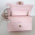CHANEL Classic Small Flap 26C Light Pink Quilted Caviar Light Gold Hardware 
