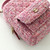 CHANEL Mini Phone Holder Backpack with Chain 24P Pink Tweed Light Gold Hardware 