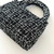 CHANEL Kelly 24P Black White Tweed Gold Hardware 