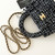CHANEL Kelly Top Handle 24P Black White Tweed Gold Hardware
