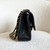 CHANEL Classic Medium Flap Black Quilted Caviar Gold Hardware 