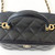 Vanity Case Top Handle with Chain Black Quilted Lambskin Light Gold Hardware