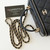 CHANEL Vanity Case Top Handle with Chain Black Quilted Lambskin Light Gold Hardware 