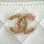 CHANEL Vanity with Chain 26P White Quilted Caviar Gold Hardware 