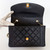 CHANEL Vintage Diana Flap Black Caviar with back pocket 24K Gold-plated Hardware 
