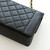 CHANEL Vintage Diana Flap Black Caviar with back pocket 24K Gold-plated Hardware 