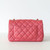 CHANEL Classic Mini Rectangular Flap 18S Iridescent Pink Quilted Caviar Light Gold Hardware 