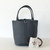 HERMES Picotin 22 Gris Misty Clemence Palladium Stamp K 