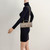 Clutch Top Handle with Chain Khaki Lizard Embossed Gold Hardware