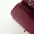 CHANEL Classic Small Flap 25B Burgundy Quilted Caviar Light Gold Hardware 