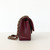 CHANEL Classic Small Flap 25B Burgundy Quilted Caviar Light Gold Hardware 