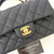 CHANEL Classic Mini Rectangular Top Handle 21S Black Quilted Caviar Brushed Gold Hardware 