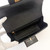 CHANEL Classic Mini Rectangular Top Handle 21S Black Quilted Caviar Brushed Gold Hardware 