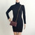 CHANEL Slim Vanity Top Handle with Chain 26A Burgundy Crocodile Embossed Gold Hardware 
