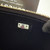 CHANEL Vanity Case Top Handle with Chain 26A Black Crocodile Embossed Gold Hardware 