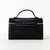 CHANEL Slim Vanity Top Handle with Chain 26A Black Crocodile Embossed Gold Hardware 