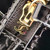 CHANEL Slim Vanity Top Handle with Chain 26A Black Crocodile Embossed Gold Hardware 