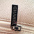 CHANEL Classic Mini Rectangular 17B Rose Gold Chevron Caviar Silver Hardware 