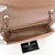 CHANEL Classic Mini Rectangular 17B Rose Gold Chevron Caviar Silver Hardware 