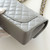 CHANEL Classic Small Flap 21A Gray Quilted Caviar Light Gold Hardware 