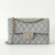 CHANEL Classic Small Flap 21A Gray Quilted Caviar Light Gold Hardware 