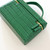 CHANEL Slim Vanity 26A Emerald Green Crocodile Embossed Calfskin Gold Hardware Hardware 