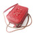 Chanel 18P Small Filigree Vanity Case Red Quilted caviar with aged gold hardware