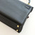 HERMES Kelly 25 Black Retourne  Togo Gold Hardware 