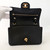 Souplissimo Mini Flap 26B Black Grained Calfskin