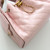 Small 25 25S Light Pink Quilted Caviar Gold Hardware