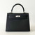 Kelly 25 Black Epsom Palladium G