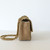 Souplissimo Mini Flap 26B Dark Beige Suede Gold Hardware