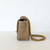 Souplissimo Mini Flap 26B Dark Beige Suede Gold Hardware