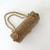 Souplissimo Mini Flap 26B Dark Beige Suede Gold Hardware